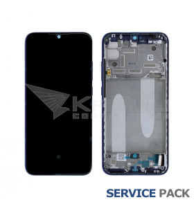 Pantalla Xiaomi Mi A3 AZUL CON MARCO LCD M1906F9SH 5610100380B6 SERVICE PACK