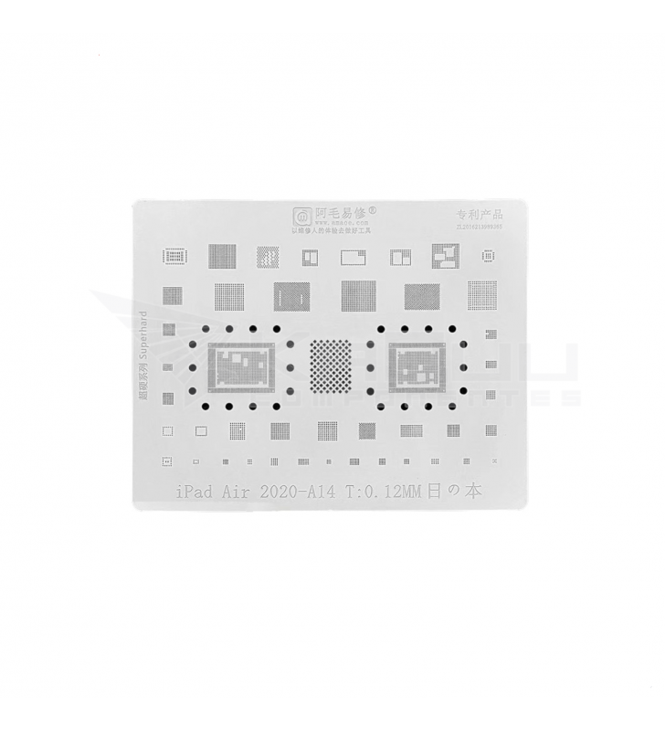 Plantilla reballing para iPad Air 2020-A14 A2316 A2324 Chipset stencil IC chip