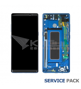 Pantalla Lcd Samsung Galaxy Note 8 N950F Marco Azul GH97-21065B Service Pack