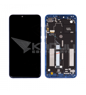 Pantalla Xiaomi Mi 8 Lite AZUL CON MARCO LCD Mi8 Lite M1808D2TE