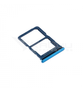 Soporte bandeja SIM / Micro SD para Huawei Y8p AQM-LX10 AZUL