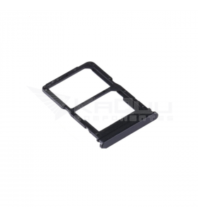 Soporte bandeja SIM / Micro SD para Huawei Y8p AQM-LX10 NEGRO