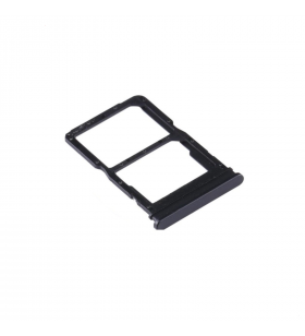Soporte bandeja SIM / Micro SD para Huawei Y8p AQM-LX10 NEGRO