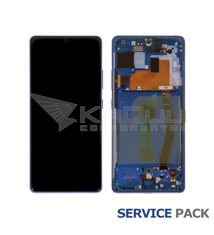 Pantalla Lcd Samsung Galaxy S10 Lite G770F Marco Azul GH82-21672C Service Pack