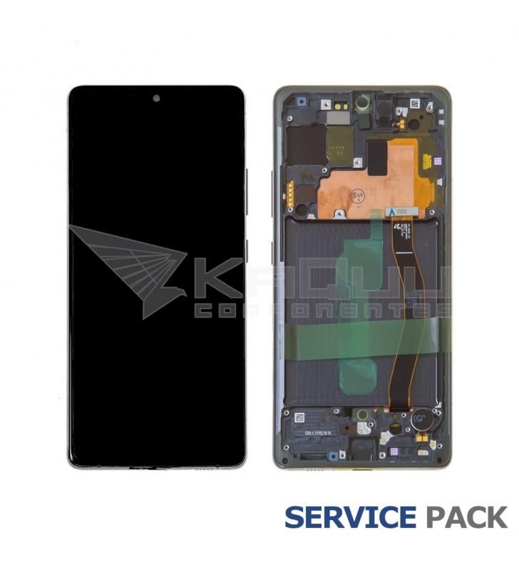 Pantalla Lcd Samsung Galaxy S10 Lite G770F Marco Negro GH82-21672A Service Pack