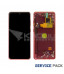 Pantalla Galaxy Note 10 Lite Aurora Roja con Marco Lcd N770F GH82-22055C Service Pack