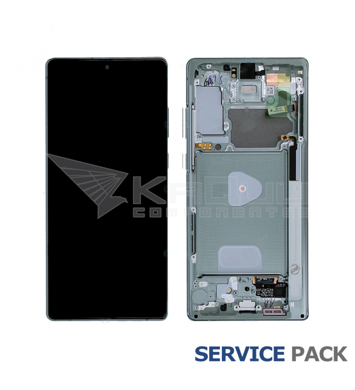 Pantalla Lcd Samsung Galaxy Note 20 / 5G N980F N981F Marco Verde GH82-23495C Service Pack