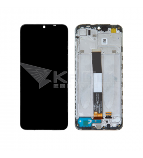 Pantalla Xiaomi Redmi 9A / Redmi 9C / Redmi 9AT Negra con Marco Lcd M2006C3LG