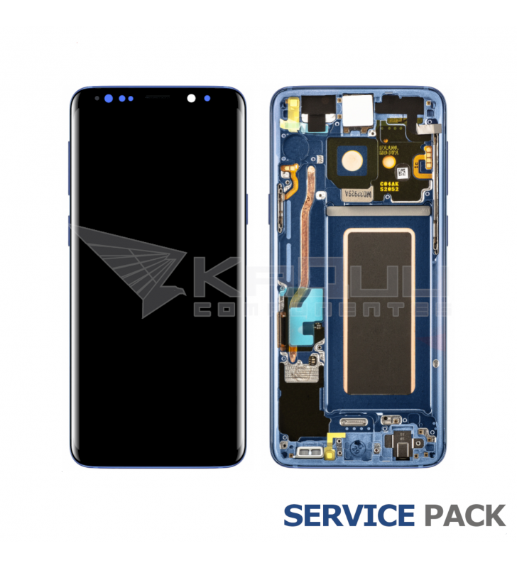 Pantalla Lcd Samsung Galaxy S9 G960F Marco Azul GH97-21697D Service Pack