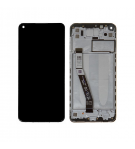 Pantalla Xiaomi Redmi Note 9, Redmi 10X 4G Negro con Marco Lcd M2010J19SC M2004J7AC