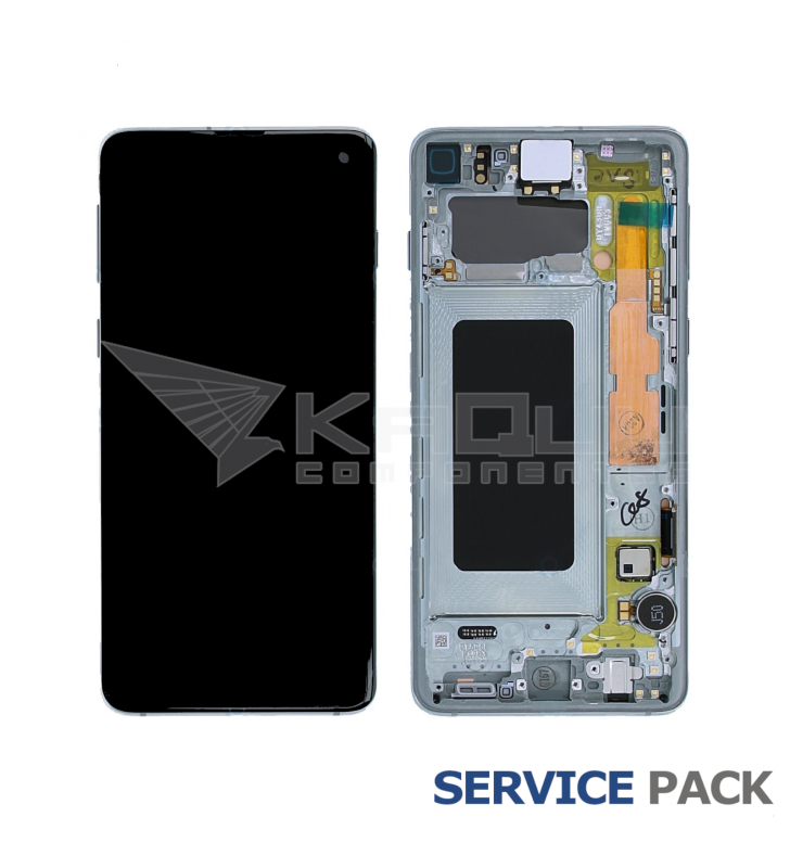 Pantalla Lcd Samsung Galaxy S10 G973F Marco Verde GH82-18850E Service Pack