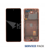 Pantalla Lcd Samsung Galaxy S20 Fe / 5G G780F G781F Marco Naranja GH82-24220F Service Pack