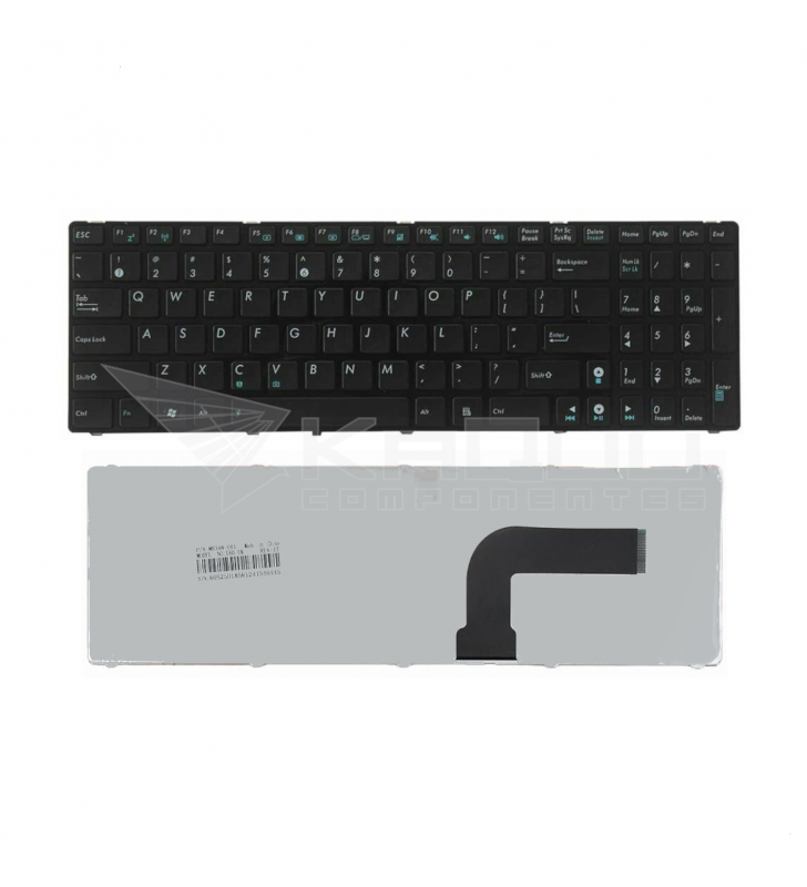 Teclado MB348-001 para Pórtatil Asus A55, G51, G60, G72, G73, N61, X52