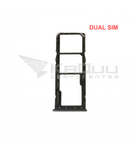 Soporte bandeja DUAL SIM / MicroSD para Samsung Galaxy A70 A705F A20 A205F NEGRO