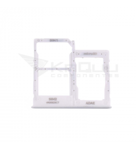 Soporte bandeja SIM / micro SD para Samsung Galaxy A41 A415F BLANCO