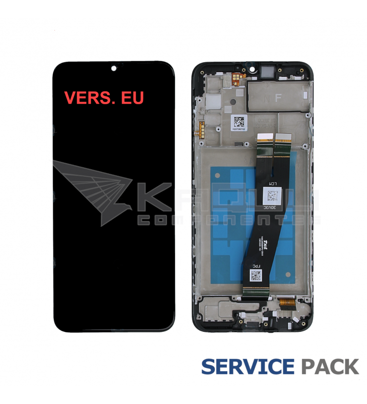 Pantalla Lcd Galaxy A02S A025G Marco Negro GH81-20181A Vers. Eu Service Pack