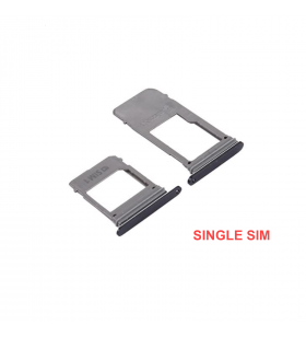 Soporte bandeja SIM / MicroSD para Samsung Galaxy A5 2017 A520F A720F NEGRO