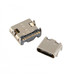 Conector Carga Puerto Tipo C 16 pines SMD USB-3.1 REF2046