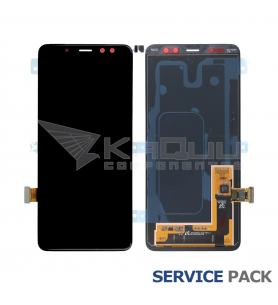 Pantalla Lcd Galaxy A8 2018 A530F Negro GH97-21406A GH97-21529A Service Pack