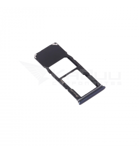 Soporte Bandeja Sim / Micro Sd para Samsung Galaxy A9 2018 A920F Negro