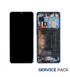 Pantalla Huawei P30 Pro Aura Azul con BaterÍa Lcd VOG-L09 02352PGE Service Pack