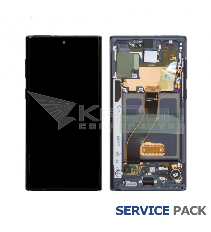 Pantalla Lcd Samsung Galaxy Note 10 N970F Marco Negro GH82-20818A Service Pack