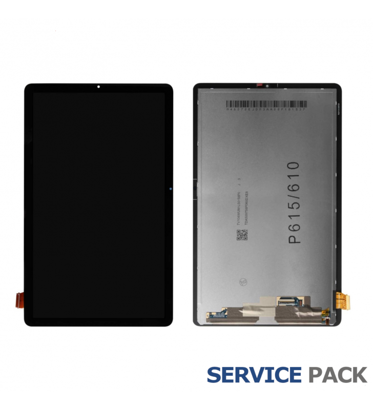 Pantalla Lcd Galaxy Tab S6 Lite, S6 Lite 2022 Negro P610 P613 P615 GH82-22896A GH82-29084A Service Pack