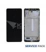 Pantalla Samsung Galaxy M52 5G Negro con Marco Lcd M526B GH82-27094A Service Pack