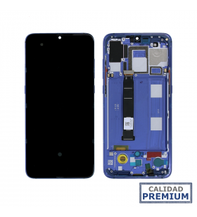 Pantalla Xiaomi Mi 9 Azul con Marco Lcd MI9 M1902F1A OLED Premium