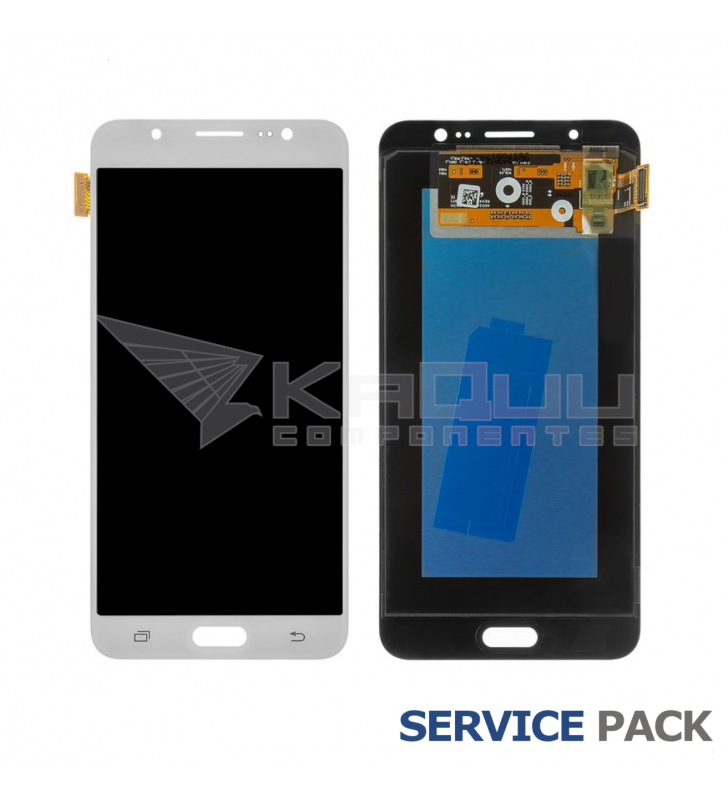 Pantalla Lcd Samsung Galaxy J7 2016 J710F Blanco GH97-18855C Service Pack