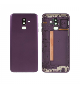 Tapa Batería Back Cover para Samsung Galaxy J8 Plus J810F Purpura
