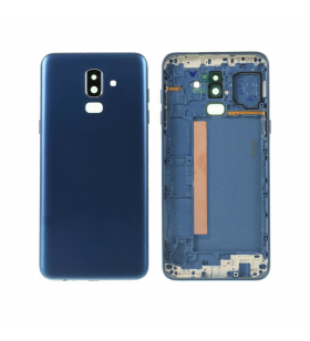 Tapa Batería Back Cover para Samsung Galaxy J8 Plus J810F Azul