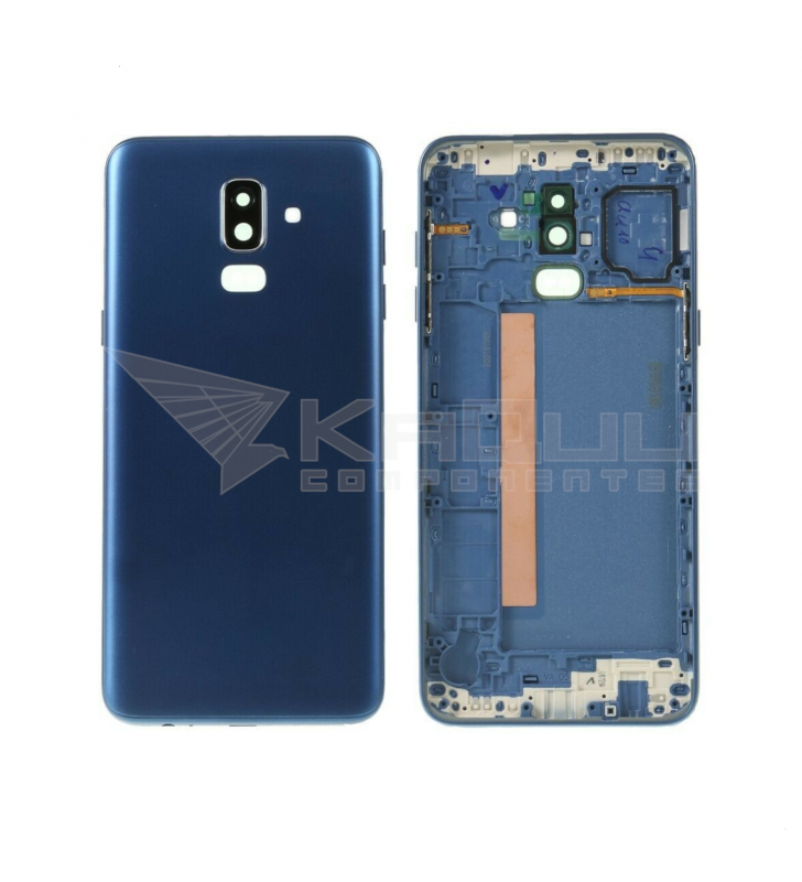 Tapa Batería Back Cover para Samsung Galaxy J8 Plus J810F Azul