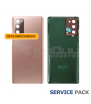 Tapa Batería Back Cover para Samsung Galaxy Note 20 N980F N981F Dorada Service Pack Reacondicionado