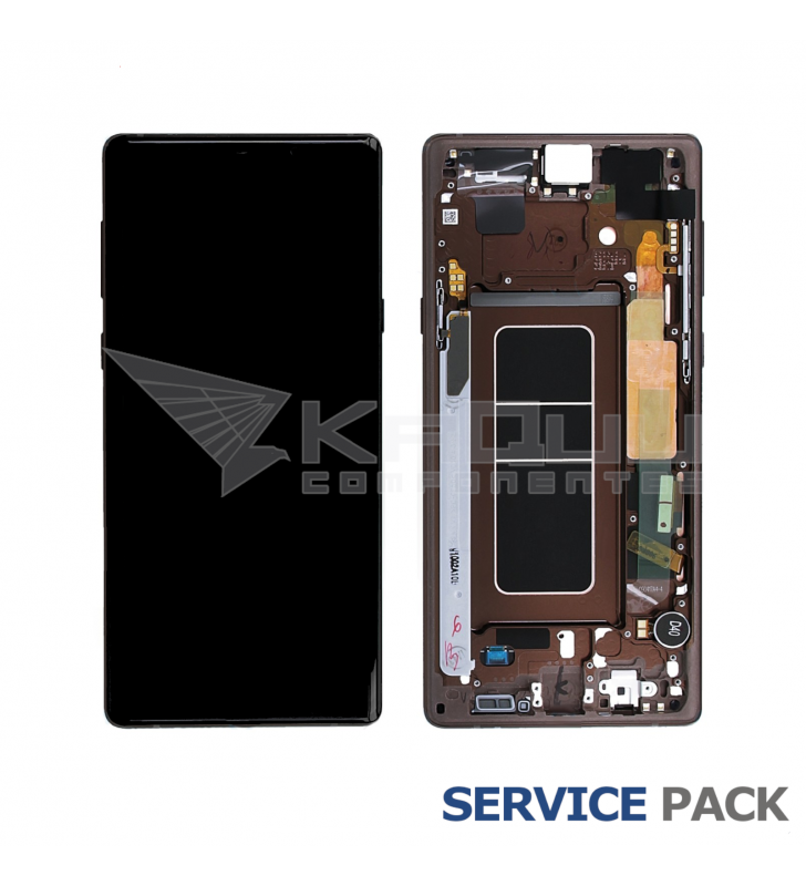 Pantalla Lcd Samsung Galaxy Note 9 N960F Marco Bronce GH97-22270D Service Pack