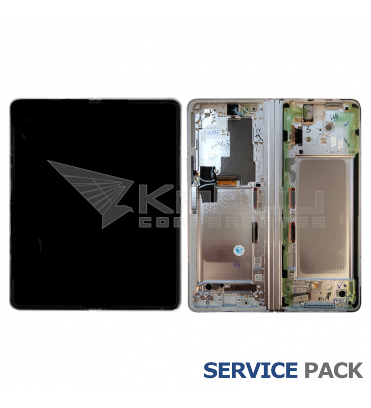Pantalla Lcd Samsung Galaxy Z Fold3 5G F926B Marco Plata GH82-26283C Service Pack