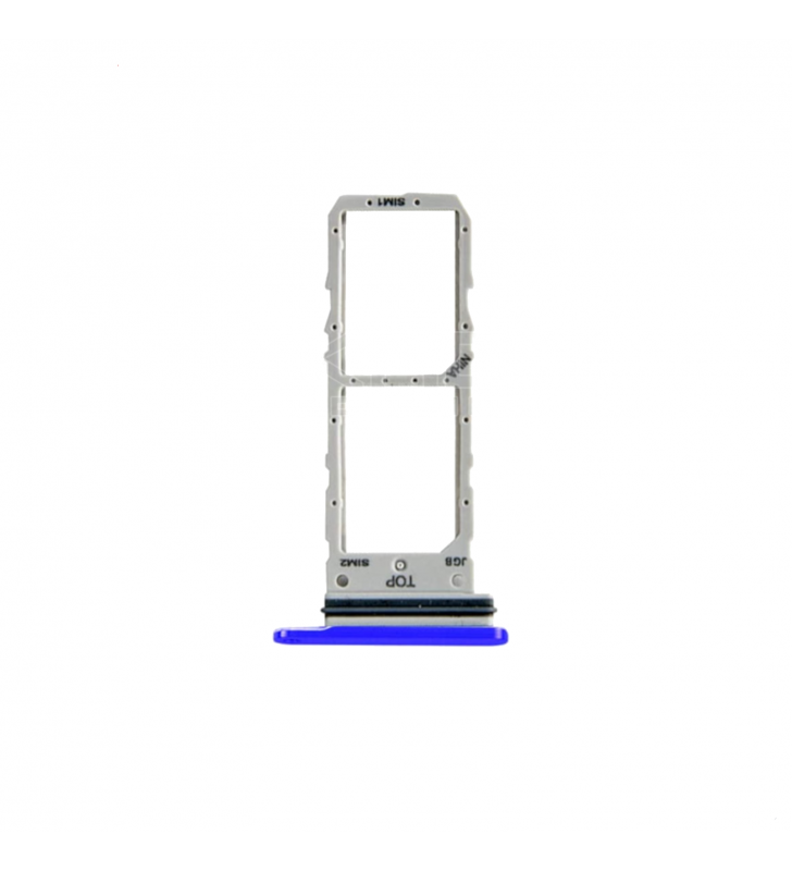 Soporte Bandeja Dual Sim para Galaxy Note 20 N980F / Note 20 5G N981F Azul