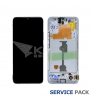 Pantalla Lcd Samsung Galaxy A90 5G A908B Marco Blanco GH82-21092B Service Pack