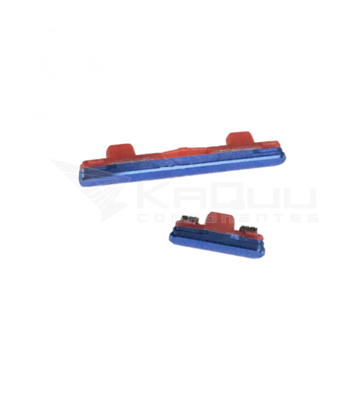 Set Botones Volumen Encendido para Xiaomi Mi 9 Se M1903F2G Azul