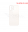 Tapa Batería Back Cover Agujero Grande para Iphone 12 Mini A2176 A2398 Blanca