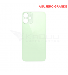 Tapa Batería Back Cover Agujero Grande para Iphone 12 Mini A2176 A2398 Verde