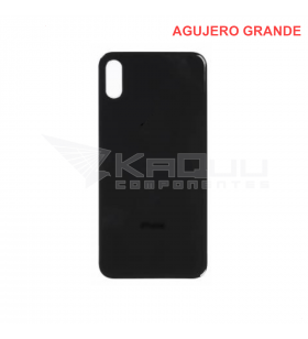 Tapa Bateria Back Cover Agujero Grande para Iphone Xs A1920 Negro