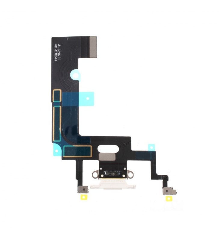 Flex Conector Carga para Iphone Xr A1984 A2105 A2106 Blanco