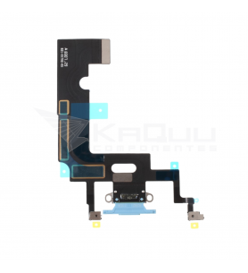 Flex Conector Carga para Iphone Xr A1984 A2105 A2106 Azul