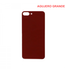 Tapa Bateria Back Cover Agujero Grande para Iphone 8 Plus A1864 Rojo