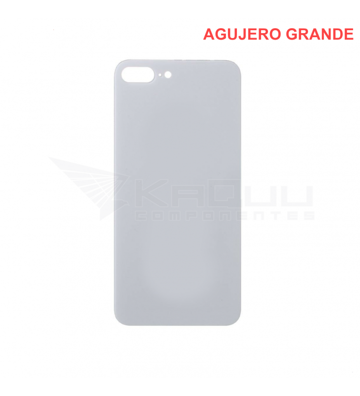 Tapa Bateria Back Cover Agujero Grande para Iphone 8 Plus A1864 Blanco