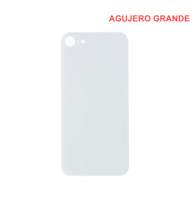 Tapa Bateria Back Cover Agujero Grande para Iphone 8 A1863 Blanco