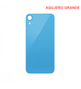 Tapa Bateria Back Cover Agujero Grande para Iphone Xr A1984 Azul