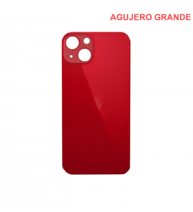 Tapa Batería Back Cover Agujero Grande para Iphone 13 Mini A2481 Rojo
