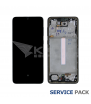 Pantalla Lcd Samsung Galaxy A33 5G A336B Marco Negro GH82-28143A Service Pack
